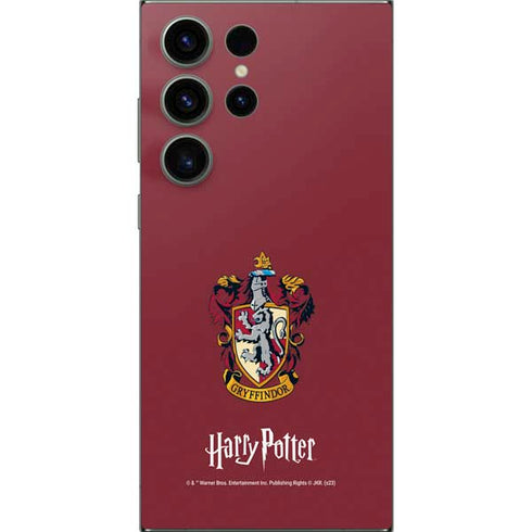 Wizarding World Harry Potter Gryffindor House Crest Galaxy S25 Ultra Skin